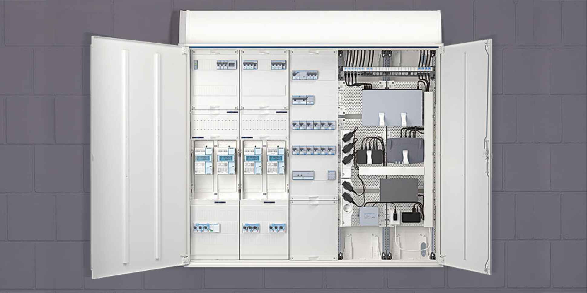 Technikzentrale bei JD Elektrotechnik in Germering